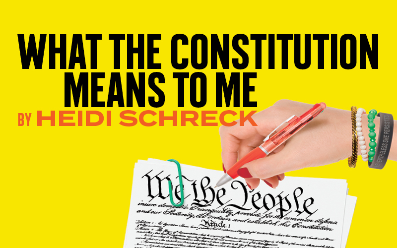 WHAT THE CONSTITUTION MEANS TO ME artwork